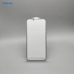 Full Cover Glass Screen Protector Compatible for Apple iPhone 13/iPhone 13 Pro, 6.1 Inch Silk Print Tempered Glass